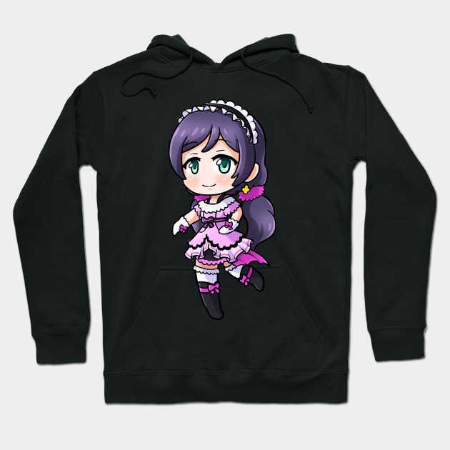 Nozomi Tojo chibi Hoodie by Fracassa8